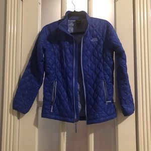 Cobalt blue, packable down coat!